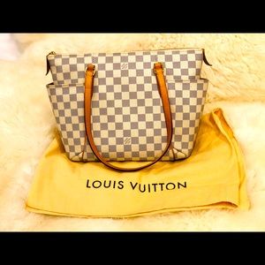 Louis Vuitton Damier Azur Canvas Totally PM Bag
